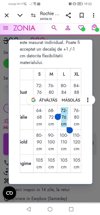 Vând rochie mărime 42