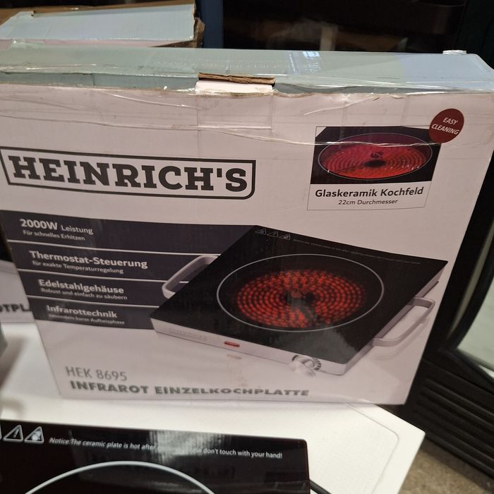 Електрическо керамично котлонче 2000 вата внос от Германия