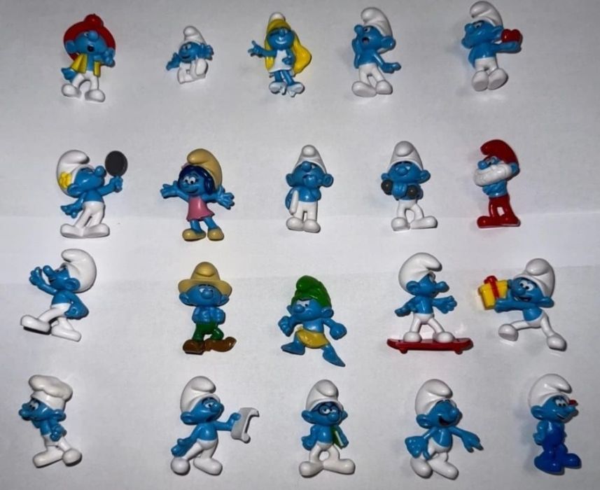 Colecția Kaufland ștrumfii strumful smurfs stumfi