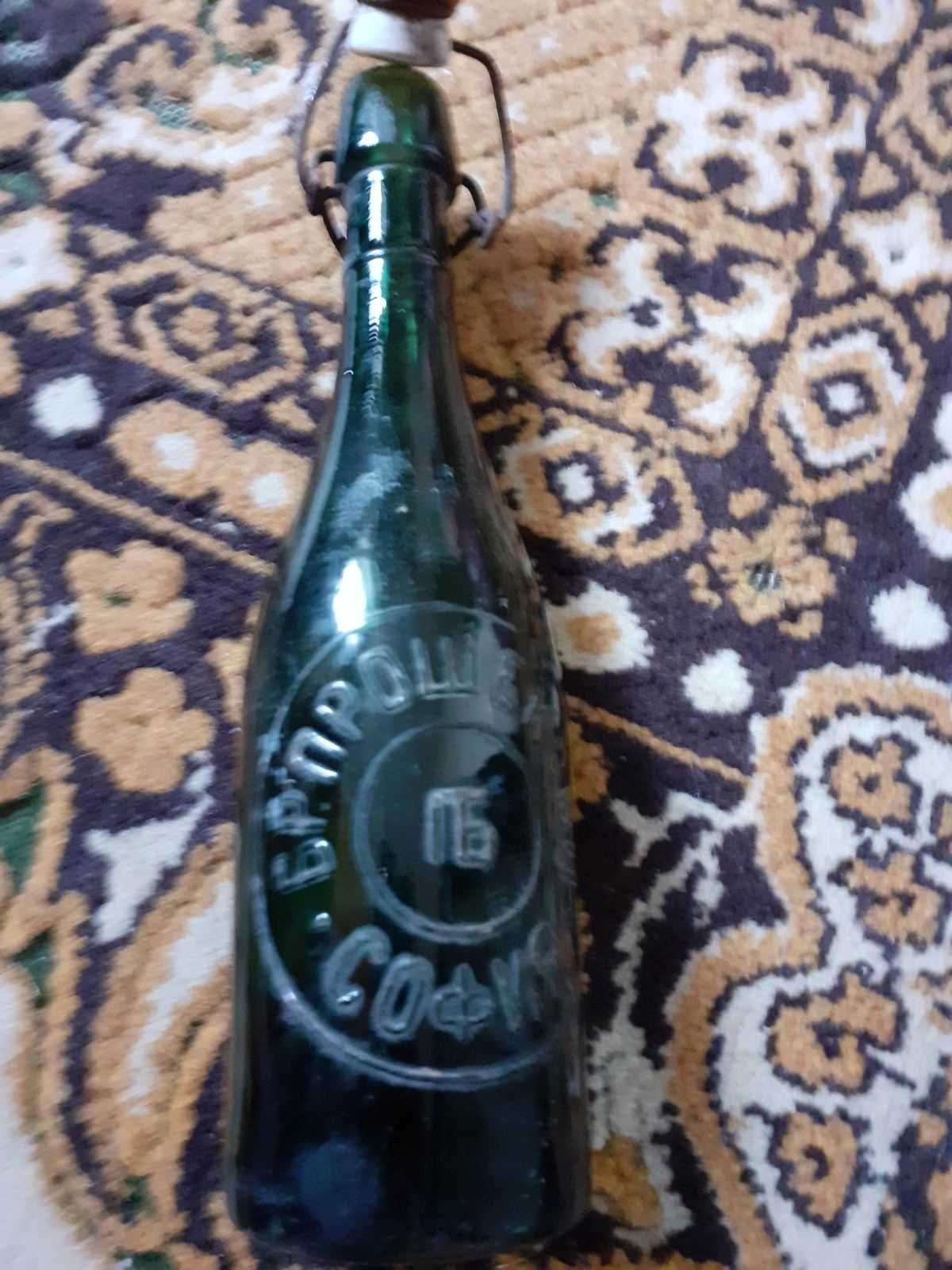 бирария "Братя Прошекови" стъклени бирени бутилки