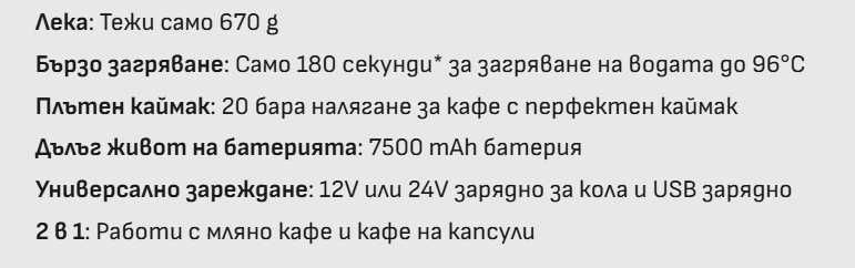 Чисто нова портативна кафемашина за еспресо Outin Nano