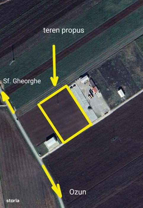 Teren industrial Ozun 11.800 mp
