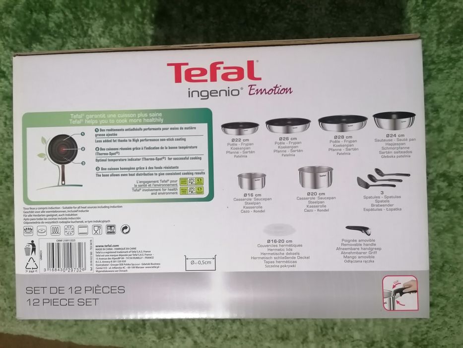 Комплект от 12 части Tefal Ingenio Emotion