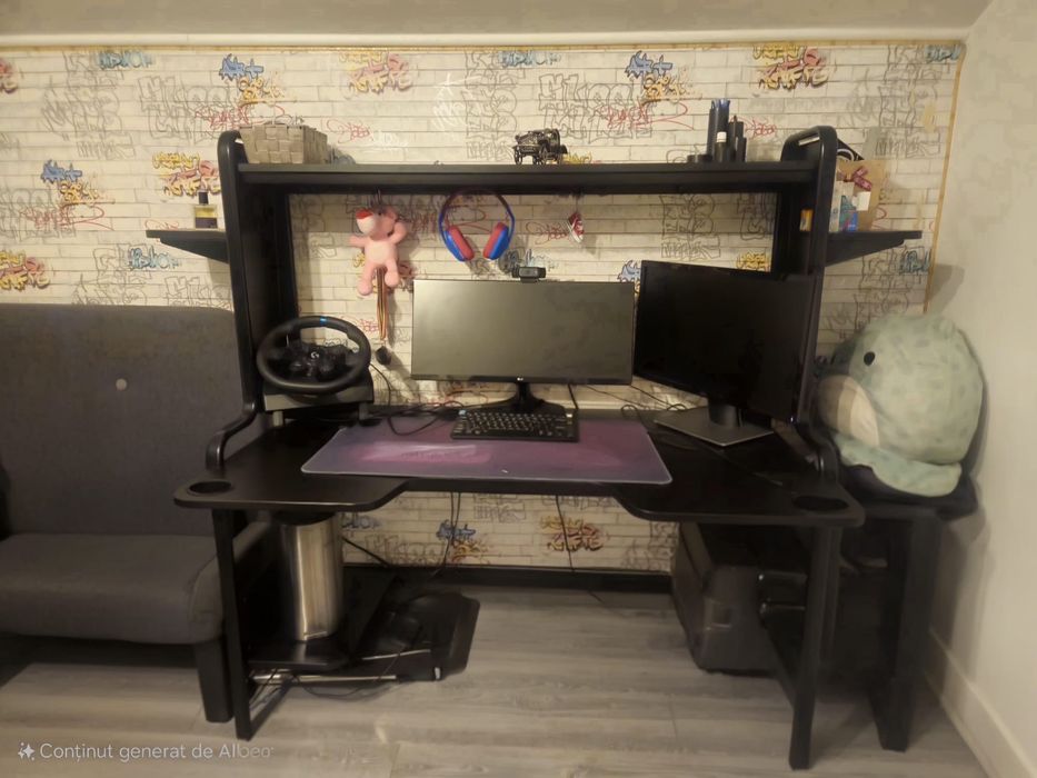 Birou de Gaming negru