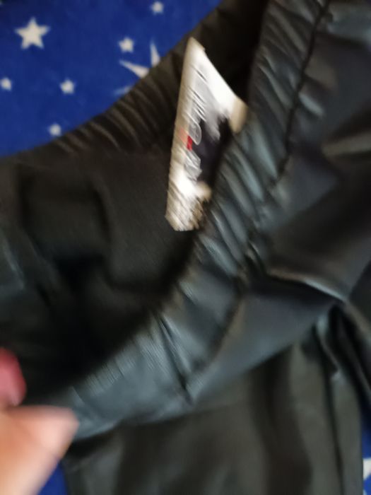 Colanti piele îmblăniti pentru fete