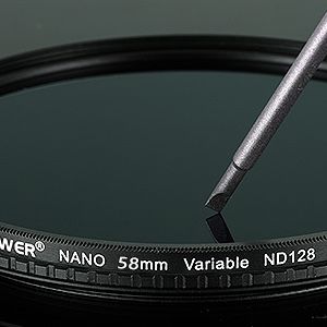 NEEWER. 58 мм. ND филтър. Променлив. ND8-ND128 Филтър за обектив
