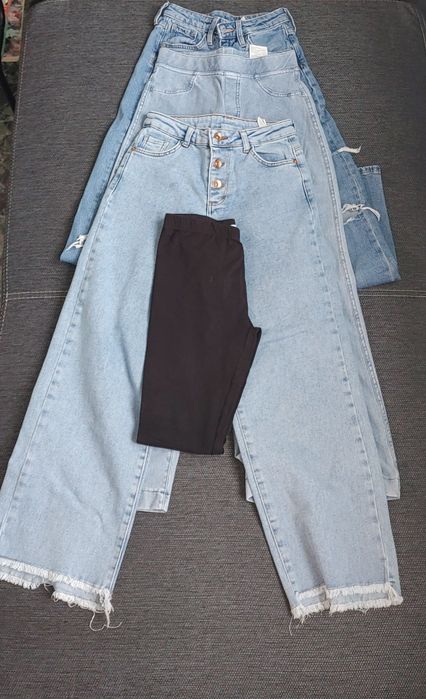 Дънки LCWAIKIKI и H&M за момиче 140 см