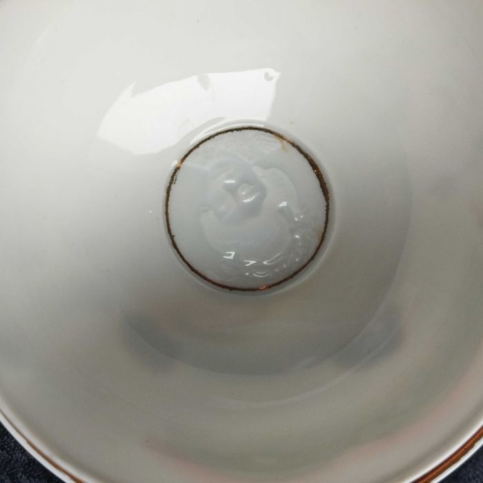 Японски сервиз ръчно рисуван с холограм гейша