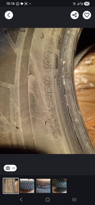 Продам зимнию резину  Sailun шипы