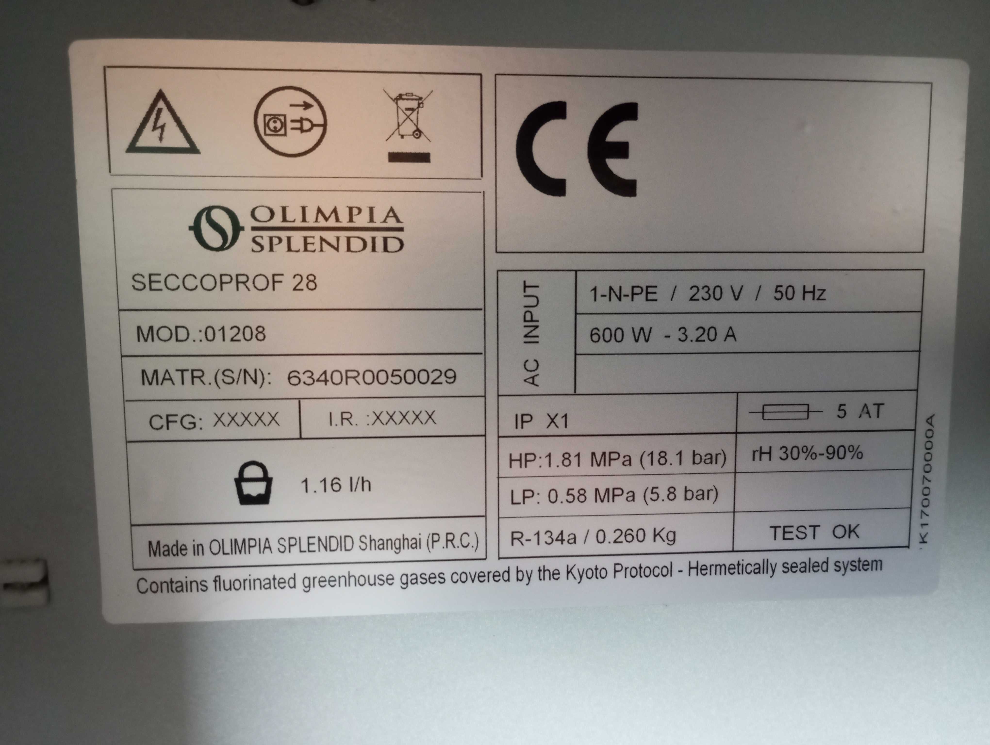 Продавам Влагоуловител , Olimpia Splendid 600w професионален.