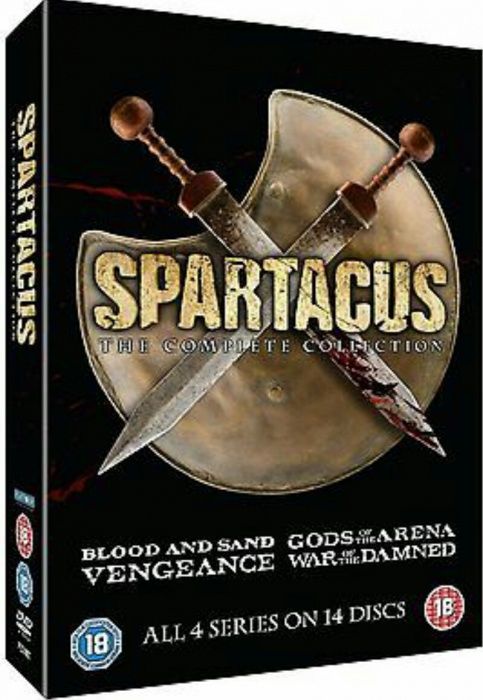 FILM SERIAL Spartacus Complete Collection SEASON 1-4 DVD BoxSet Nou