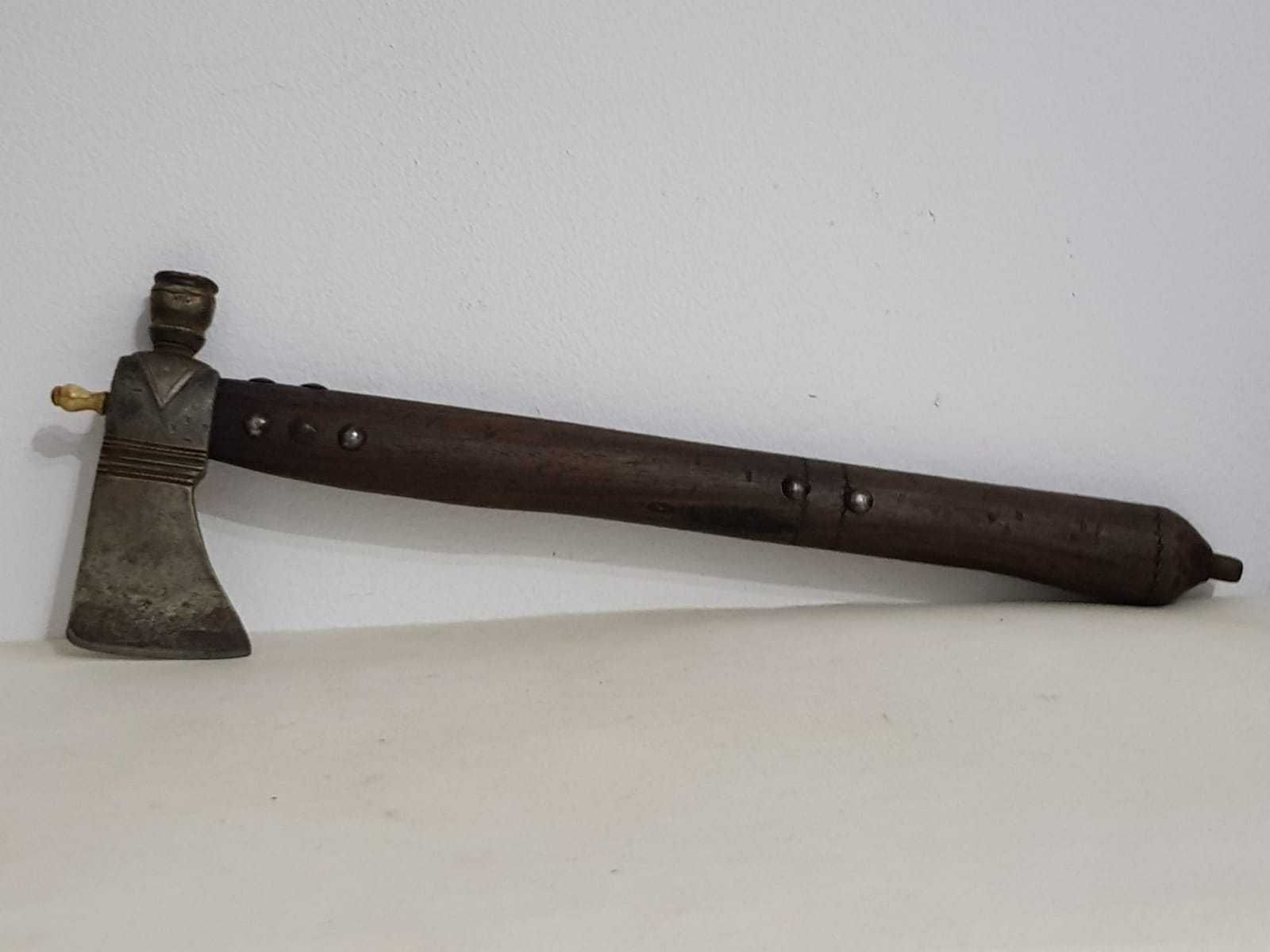 Pipe Tomahawk vintage indienii Cherokee sec. XIX