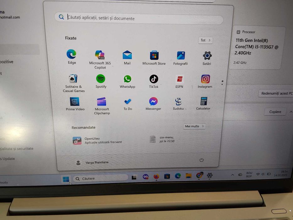 Vând Laptop Nou tip Notebook Lenovo IdeaPad 5 (4.2 GHz) 14”
