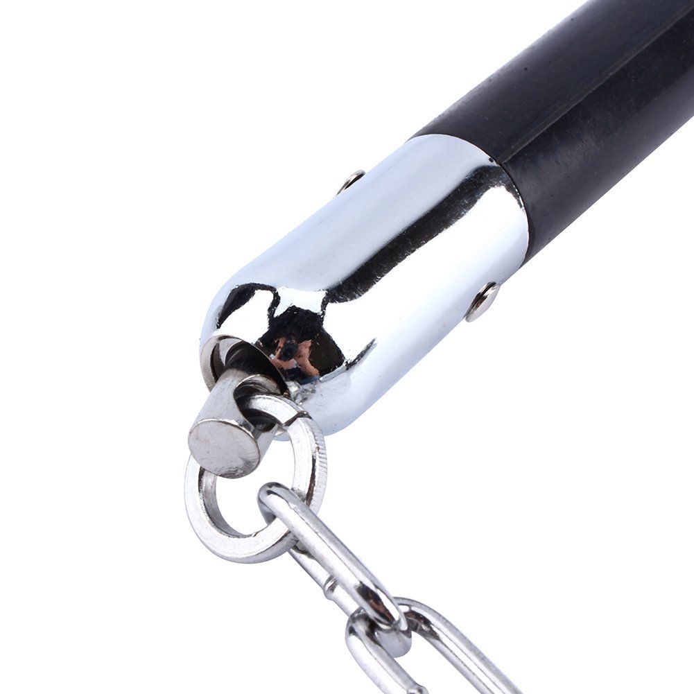 Set Nunceag, 31 cm si briceag fluture, 22 cm, negru