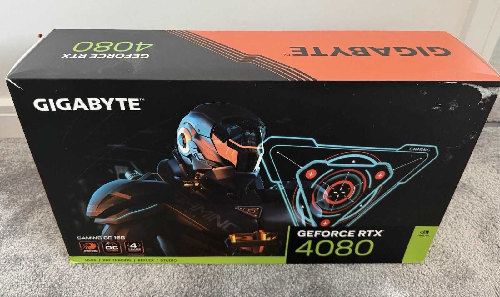 Видео карта GIGABYTE  RTX 4080 Gaming OC 16GB GDDR6X