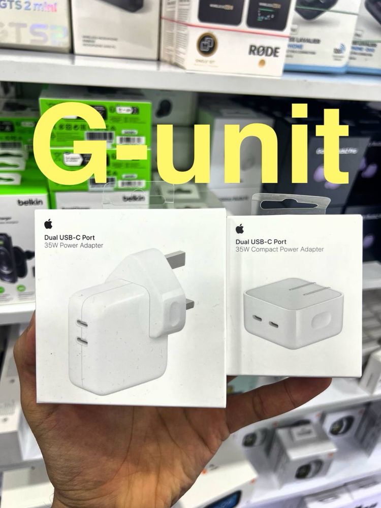 Apple Adapter 35W dual usb-c