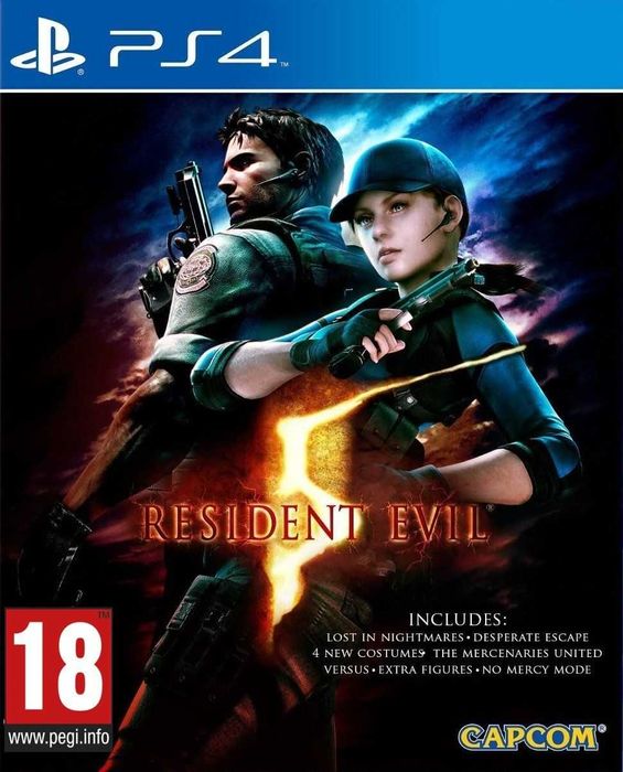 Resident Evil 5 , Игра, Playstation, PS4, PS5, нова