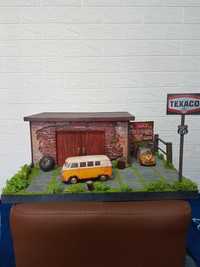 Diorama masini cu garage