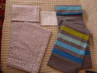 Спално бельо-ранфорс,100% памук,българско-к-ти и отделни долни чаршафи
