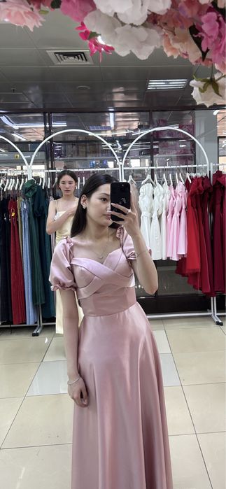 Платье розовая нежная