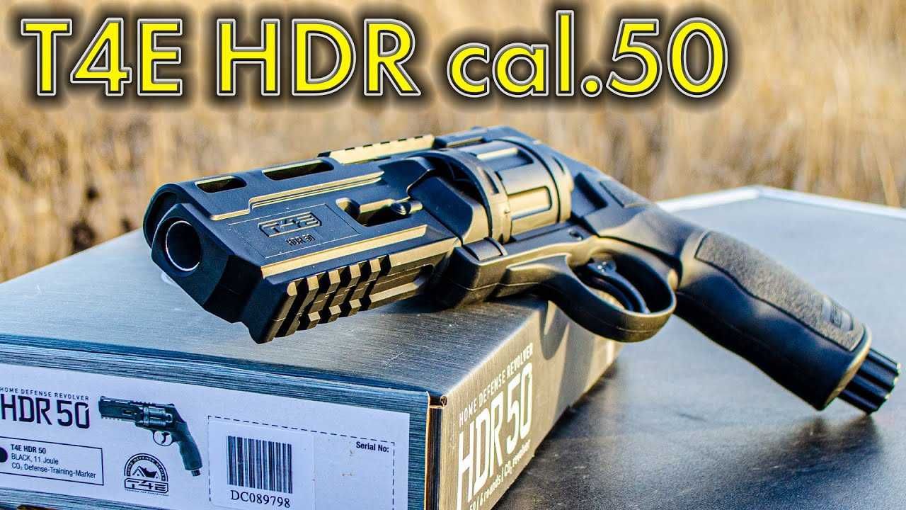 HDR 50 CU BILE DE CAUCIUC [200 M/s] Pistol Paza Protectie Autoaparare