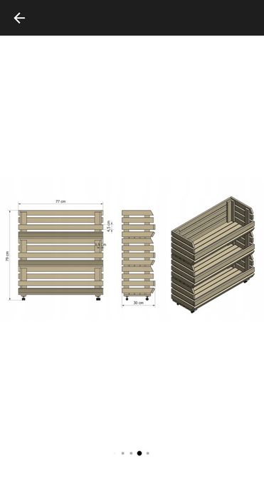 Raft Lemn Depozitare