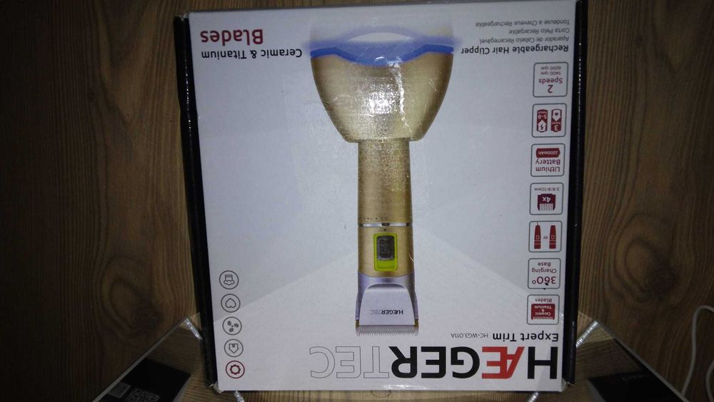 Vand Mașină de tuns profesională HAEGER Expert Trim HC-WG3.011A – Bej