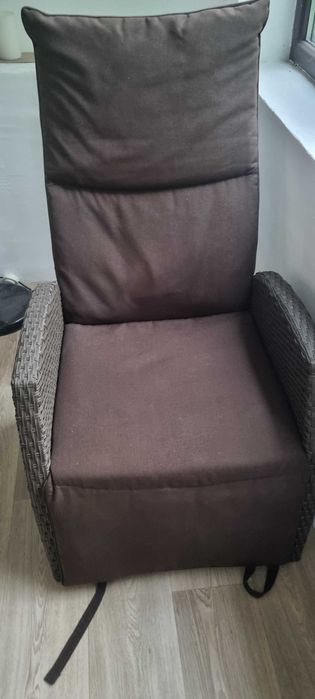 Fotoliu recliner imitatie ratan