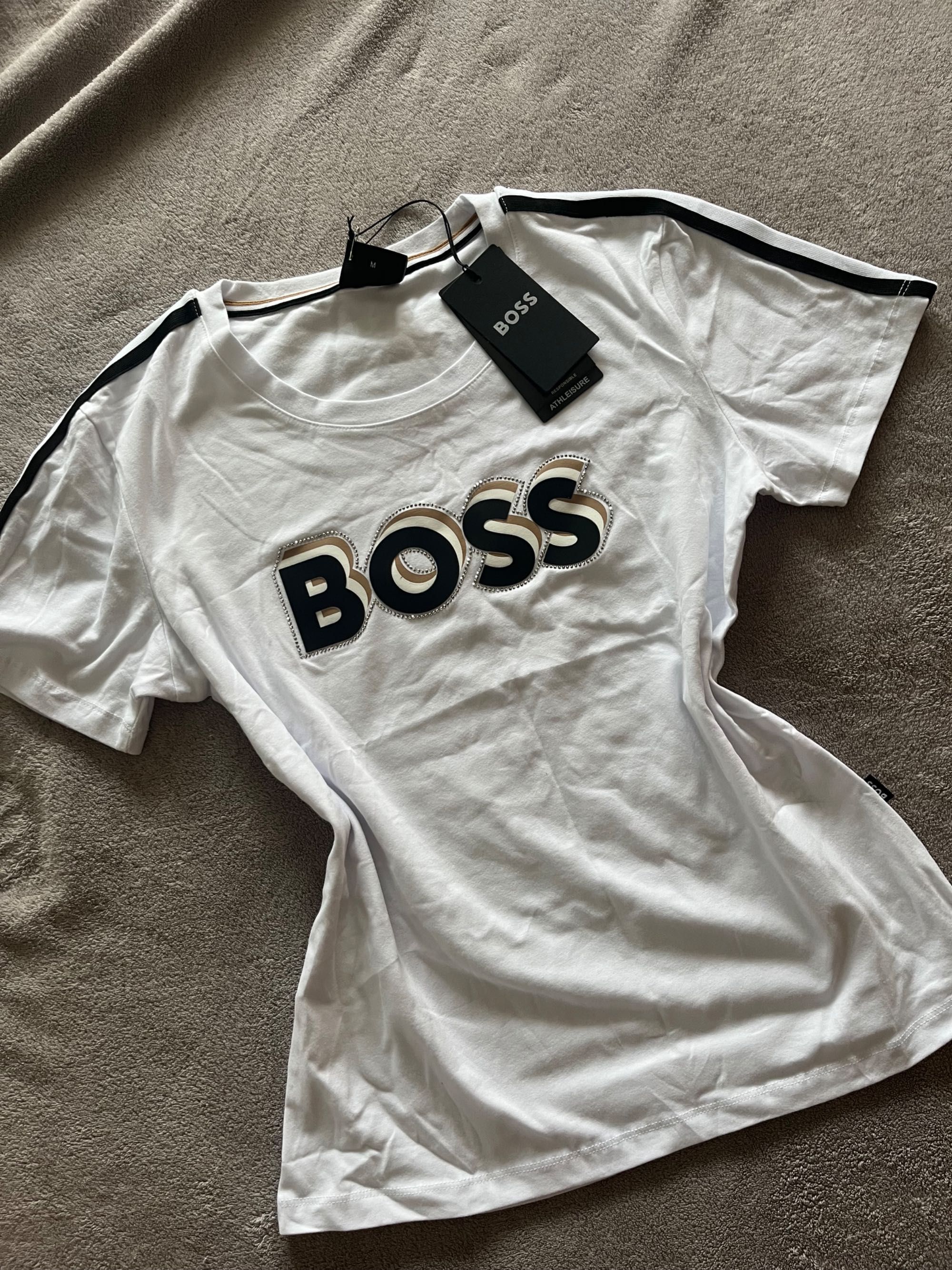 Бяла тениска Boss