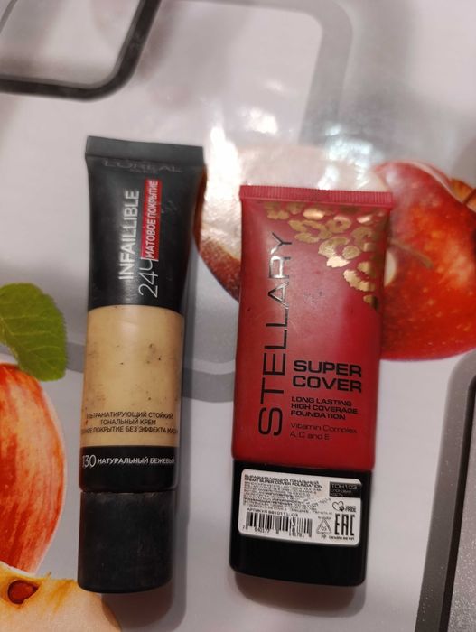Тональные крема loreal  и stellaryб/у