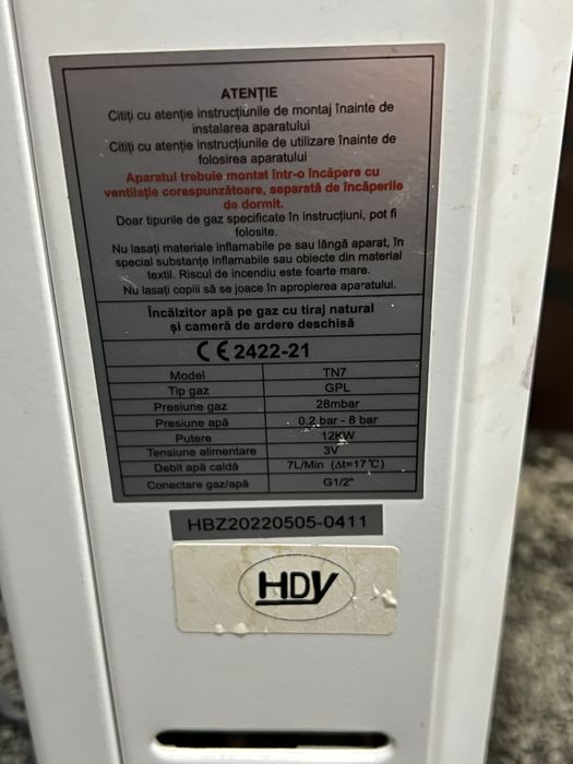 Instant apa calda Calore 7l