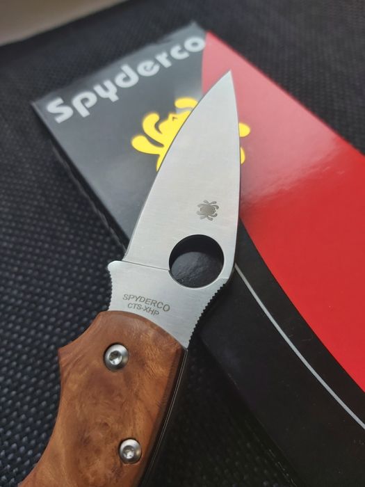 Сгъваем нож Spyderco Chaparral,дръжка Birdseye Maple, С152