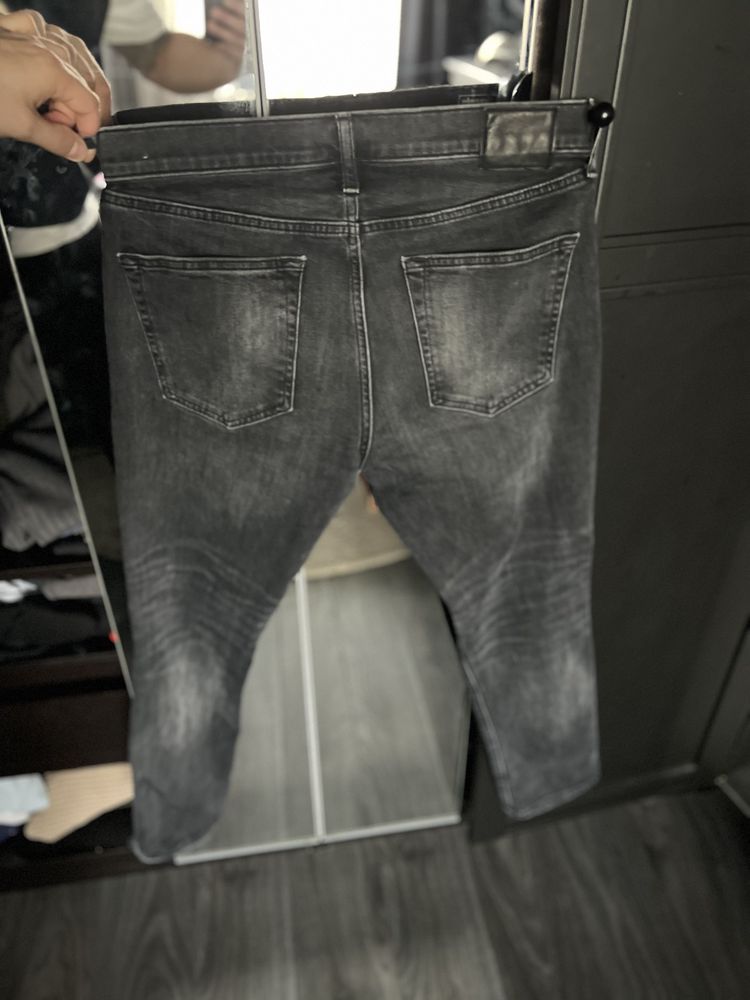 Blugi Abercrombie & Fitch W32  skinny distressed langdon