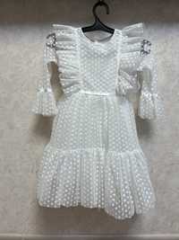 Платье белое отличном состоянии