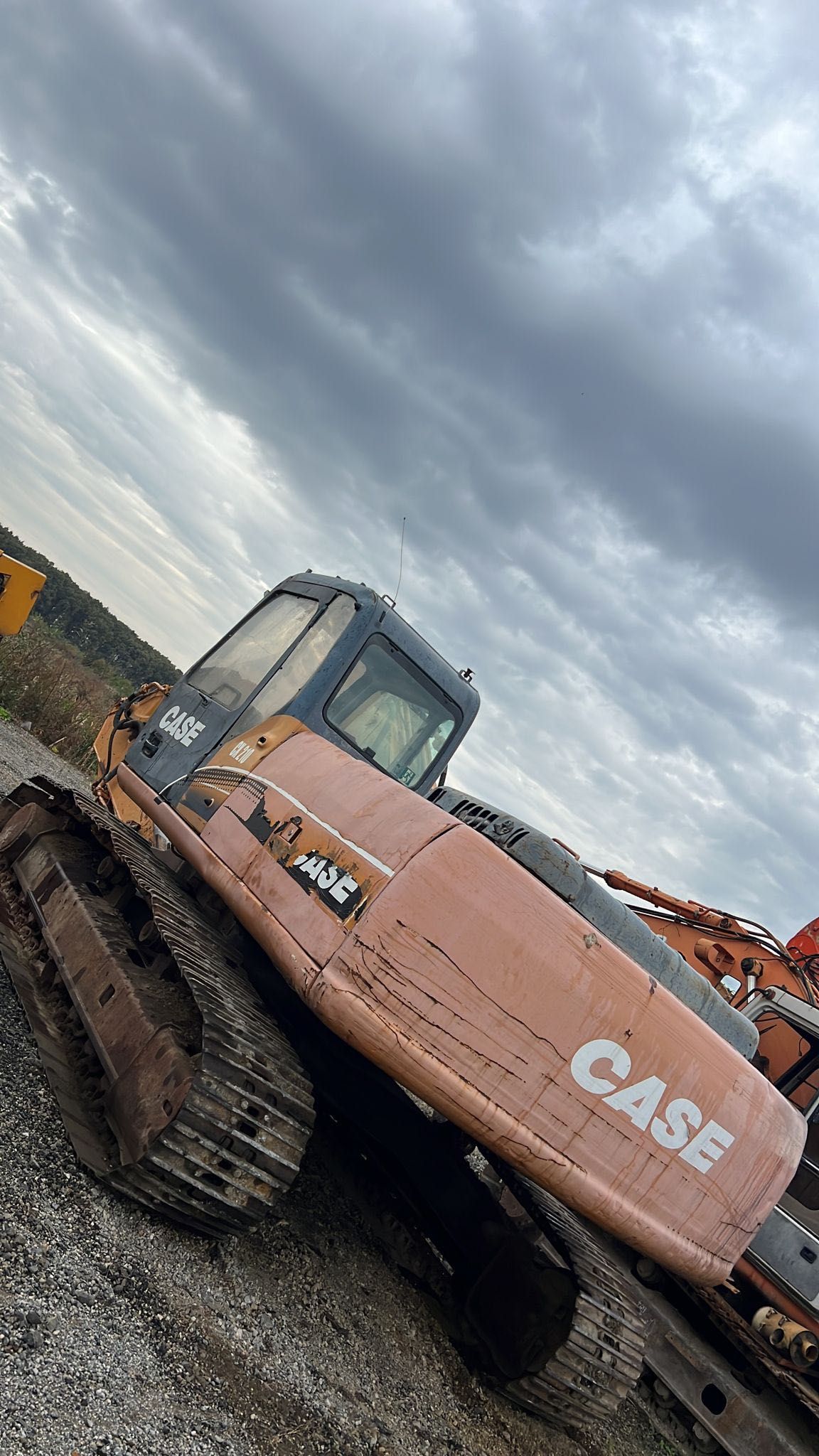 Dezmembrez Excavator pe senila  Case Cx210