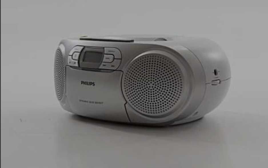 CD радиокасетофон Philips AZ127/12, Dynamic Bass, CD, Касета