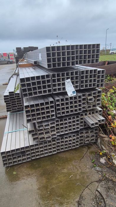 Țeavă inox 100x50x3 și 60x60x3
