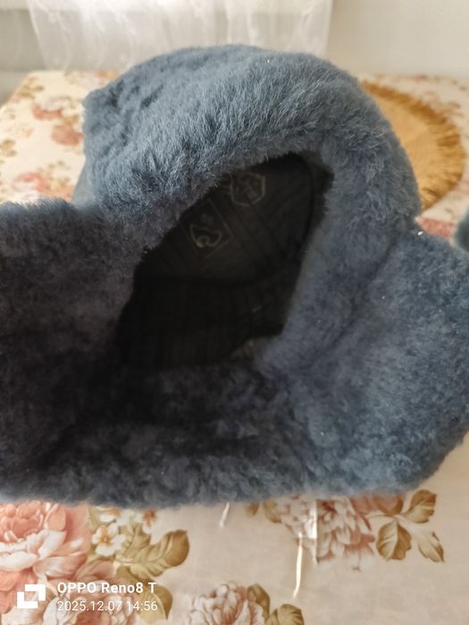 Шапка-ушанка  комбинированная