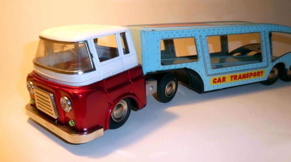 MF 868 car transporter tin toys china