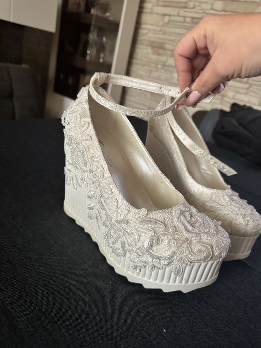 Сватбени удобни обувки