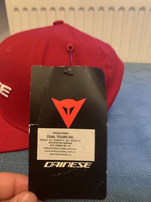 Sapca Dainese 9fifty wool snapback cap red
