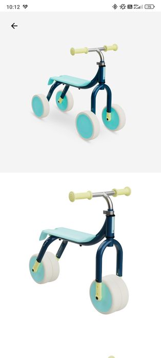 Bicicleta fara pedale 2 in 1 Decathlon