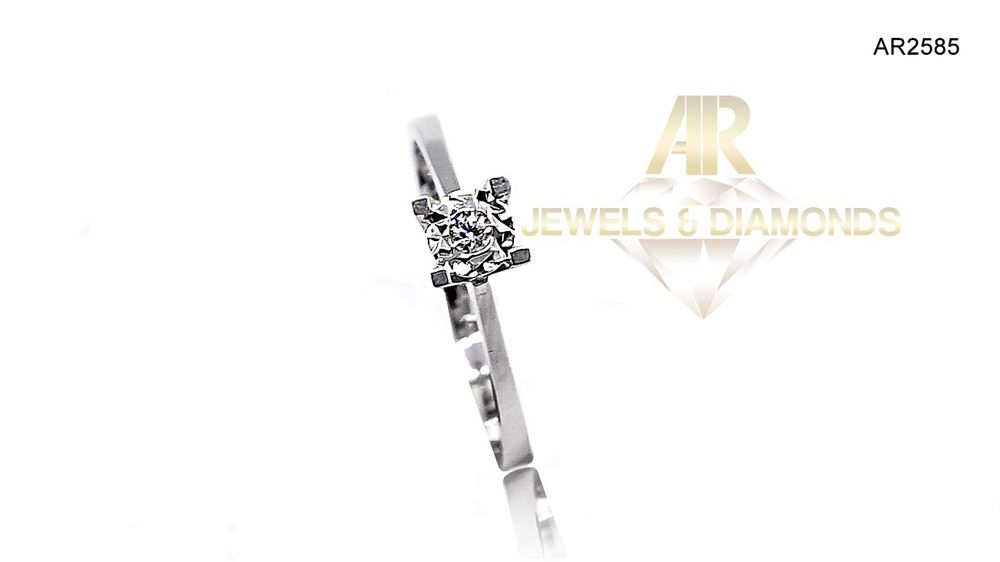 Inel Aur 18 K cu DIAMANTE model nou AR JEWELS(AR2585)