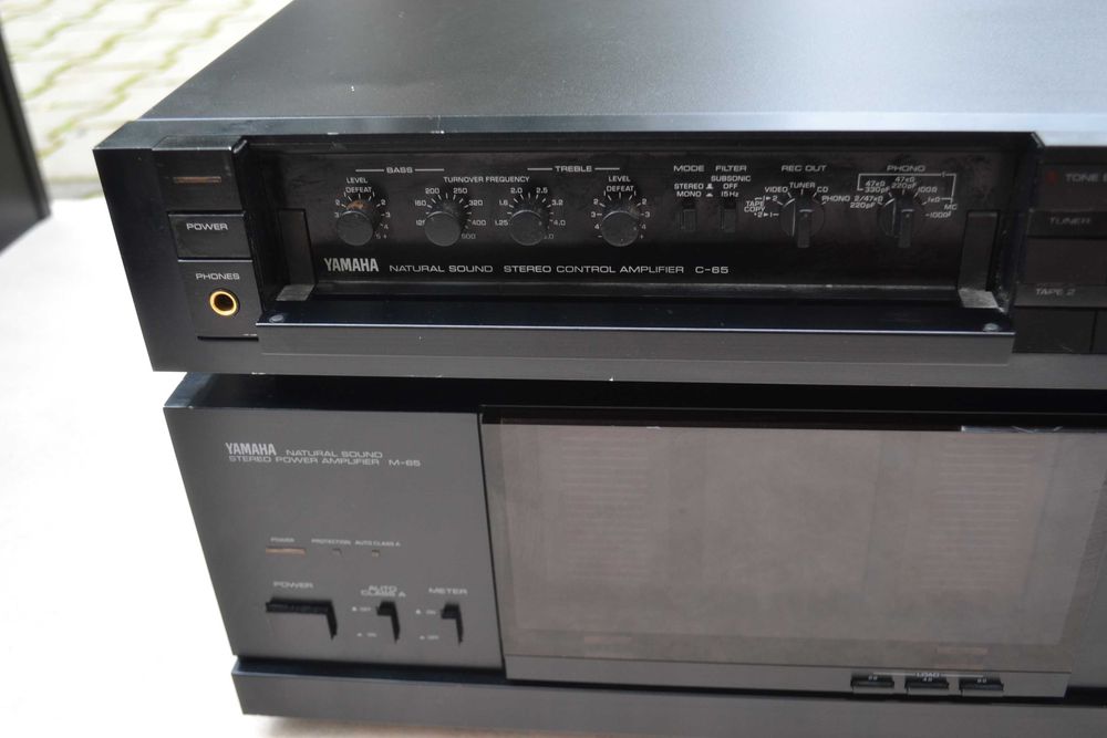 Amplificator putere Yamaha M 65 cu preamplificator Yamaha C 65