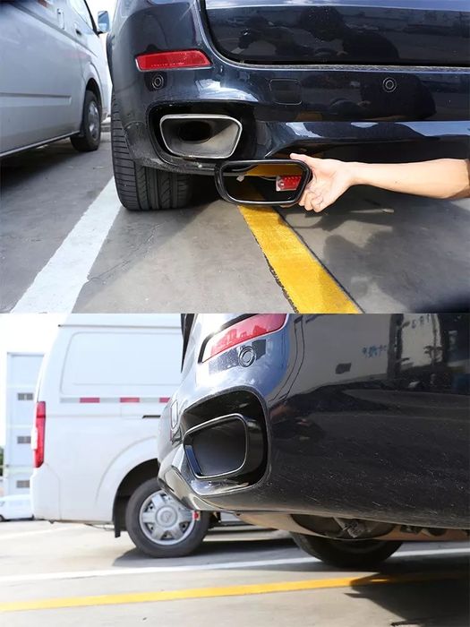 Set Tips ornament evacuare Bmw F15 F16 M X5 X6 esapament negru lucios