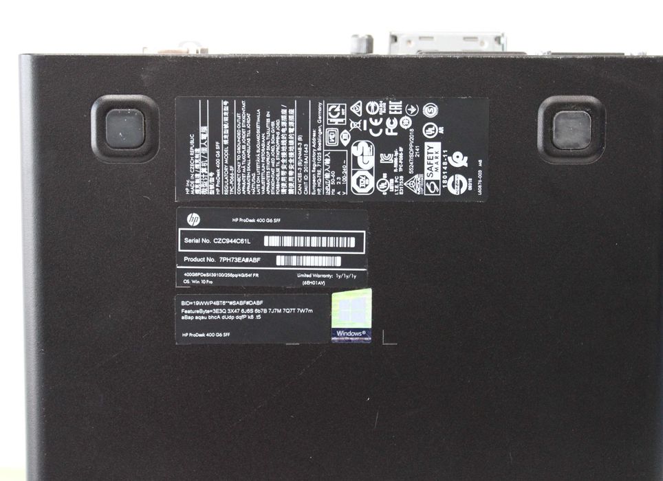 Компютър HP ProDesk 400 G6 SFF i3-9100/8GB DDR4/256SSD