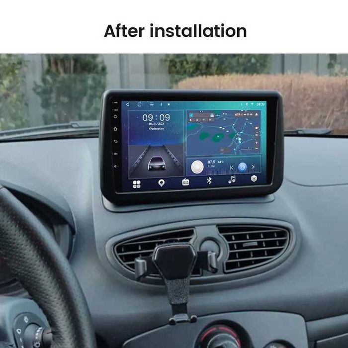 1-8GB Navigatie GPS Android Renault Clio 3 CarPlay QLed DSP + CADOU