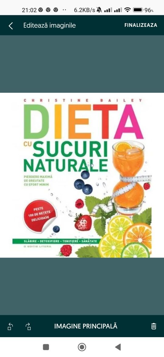 Dieta cu sucuri naturale + Metoda de 30 de zile.Programul de slabire