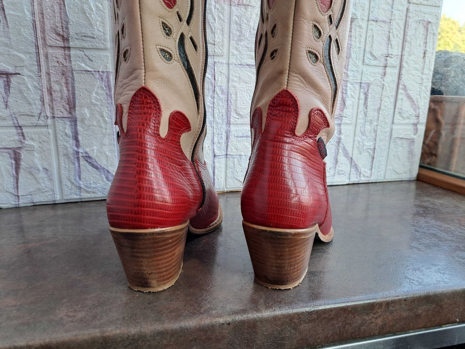 дамски каубойски ботуши,зимни обувки,боти на ток, Replay номер37