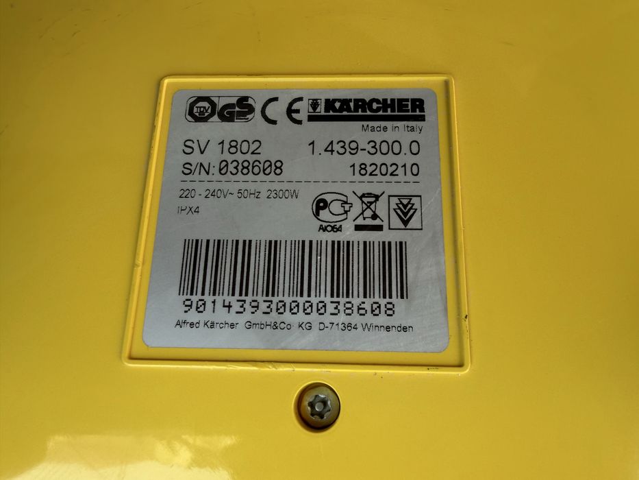 * Karcher SV 1802 паровой пылесос с водяным фильтром для влажной антиб